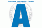 Example of an 'A' Restarant Inspection Letter Grade